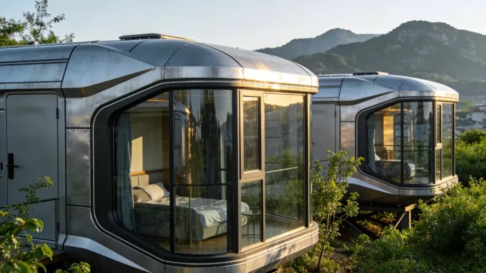 Hvorfor er præfabrikerede Space Capsule Home det bedste valg til udendørs campingpladser?