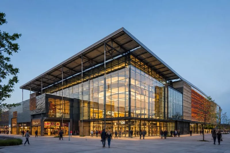 Hvordan kan byggeri af indkøbscenter med stålkonstruktioner blive centrum for urban livsstil?