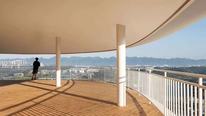 Steel Landscape Tower Building