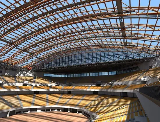 Stort Span Steel Space Frame Stadium