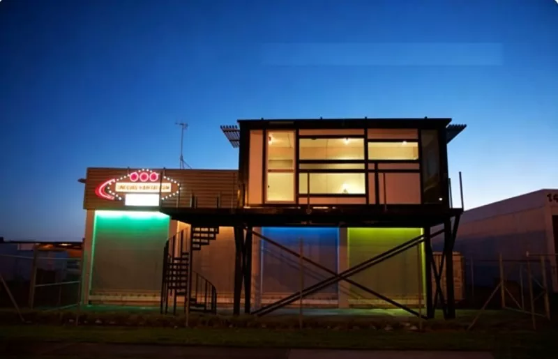Containerhus i flere etager