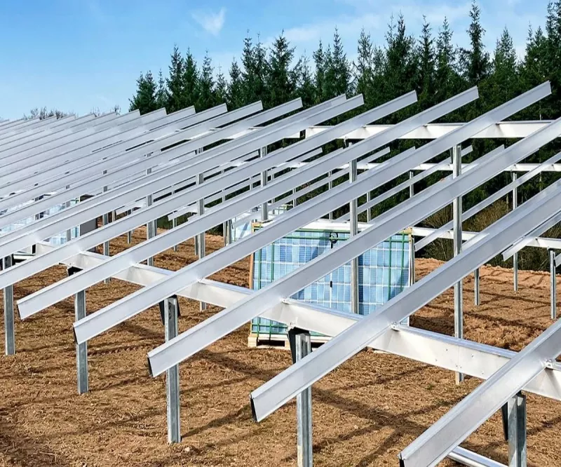 Solpanel monteringsstruktur