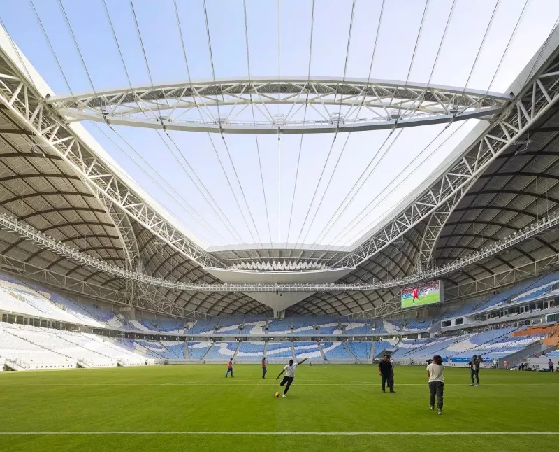 Stadion stålkonstruktion konstruktion